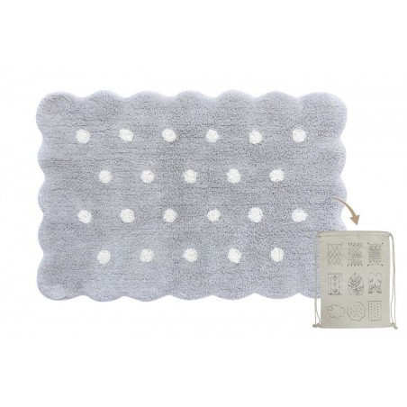 Pestav vaip Mini Biscuit Pearl Grey 70x100 cm | FreshDesign.ee