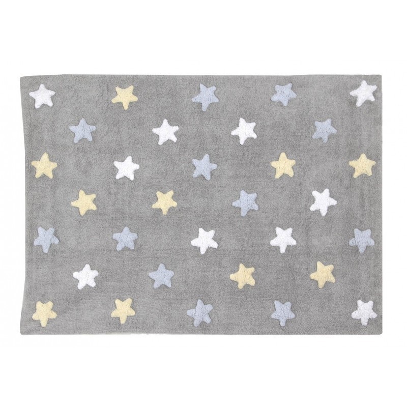 Pestav vaip Tricolor Star Gris/Azul 120 x 160 cm | FreshDesign.ee