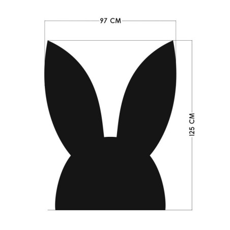 Seinakleebis kriiditahvel jänes