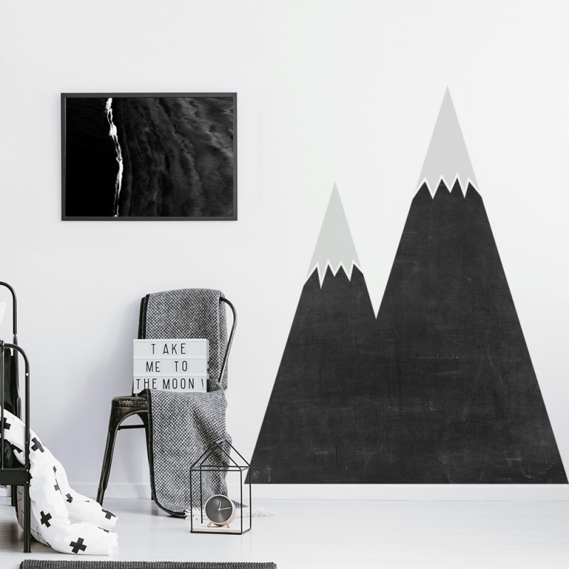 Seinakleebis kriiditahvel mäed | FreshDesign.ee