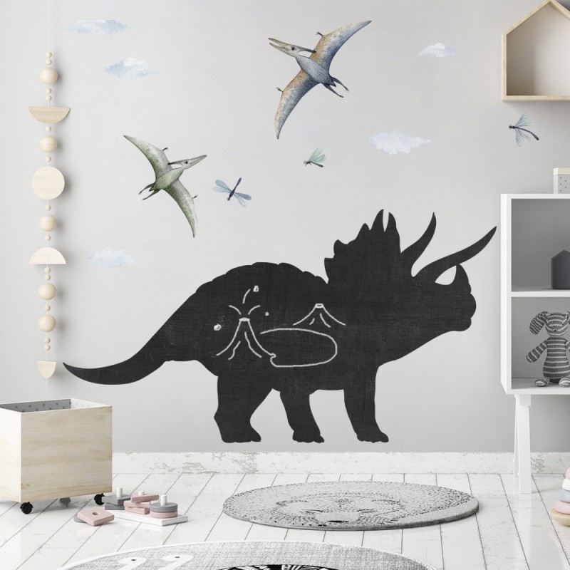 Seinakleebis kriiditahvel Dinosaur | FreshDesign.ee