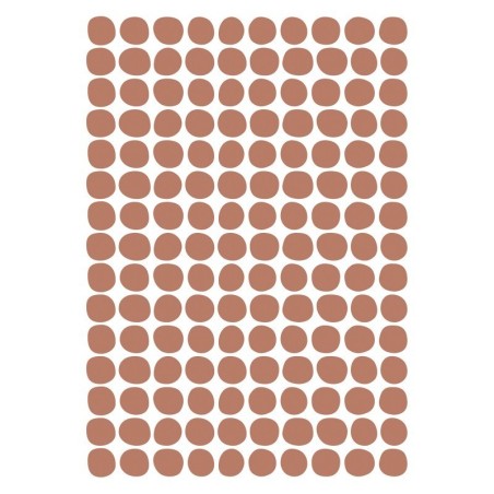 Seinakleebised Basic dots, terra | FreshDesign.ee