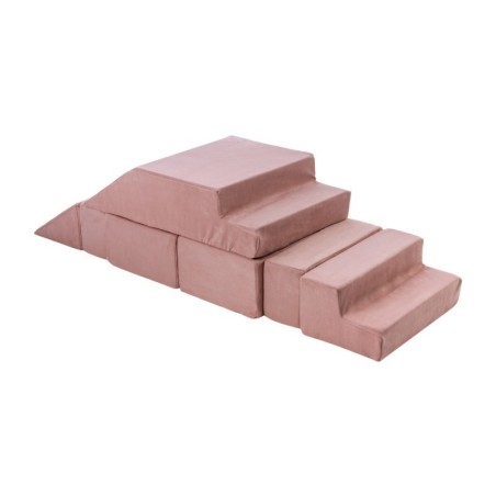 Velvet pehmete moodulite komplekt, roosa