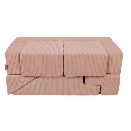 Aesthetic pehmete moodulite komplekt diivan, powder pink