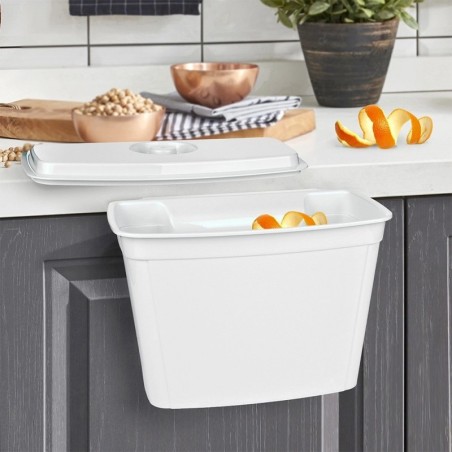 Kaanega uste koorimiskorv, valge 4 liitrit