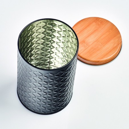 Säilitustops "Scandi", must/bambus