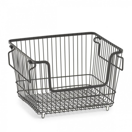 Hoiukorv, must, metall | FreshDesign.ee