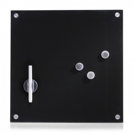 Klaastahvel, must, 40x40 cm | FreshDesign.ee