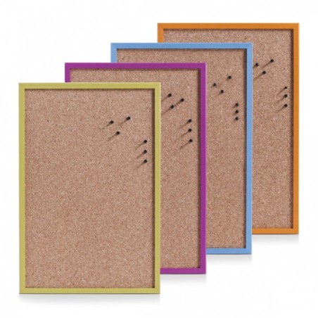Korktahvel 40x60 cm, värviline puitraam | FreshDesign.ee