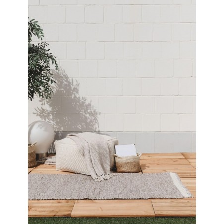 VAIP valmistatud taaskasutatud material Kiah kreem/pruunikashall 70x200 cm