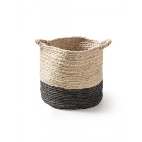Basket Aylin kreem/hall 30x30x30 cm | FreshDesign.ee