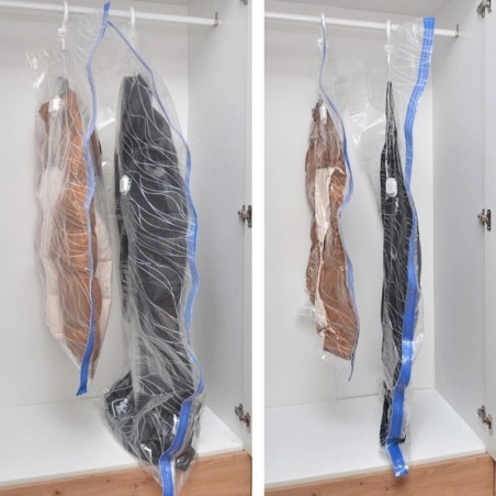 Vaakumkott riietele ja voodipesule riidepuuga 70x104 cm