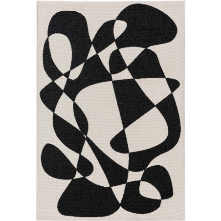 SISE- JA VÄLISVAIP Taro must/Valge 160x230 cm | FreshDesign.ee