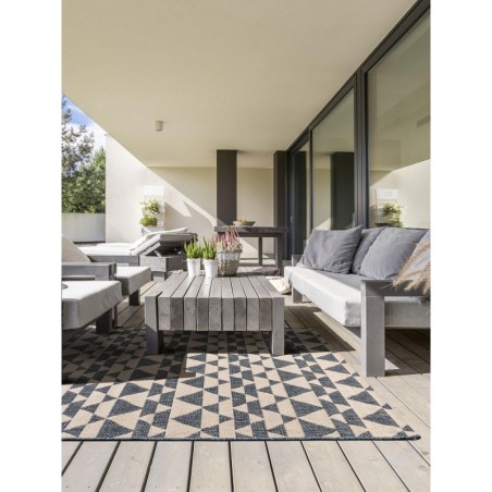 SISE- JA VÄLISVAIP River beež/sinine 160x230 cm