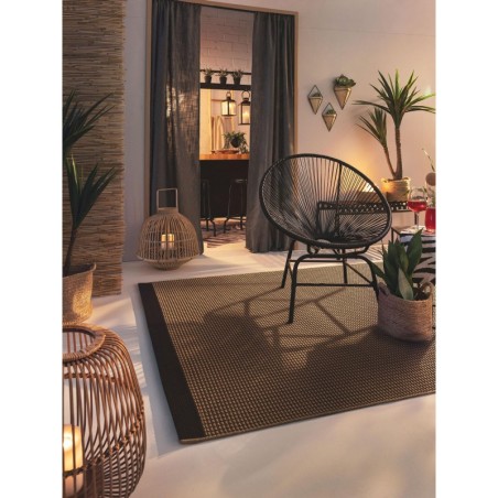 SISE- JA VÄLISVAIP Naoto beež/must 160x230 cm