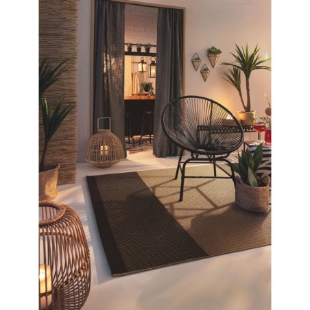 SISE- JA VÄLISVAIP Naoto beež/must 160x230 cm