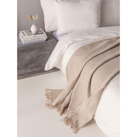 puuvilla blanket Amalia elevandiluu 125x150 cm