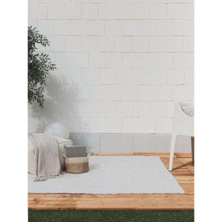 VAIP valmistatud taaskasutatud material Kiah kreem 120x170 cm