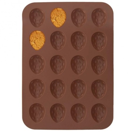 Pruun silikoonist küpsisevorm pähklitega S... | FreshDesign.ee