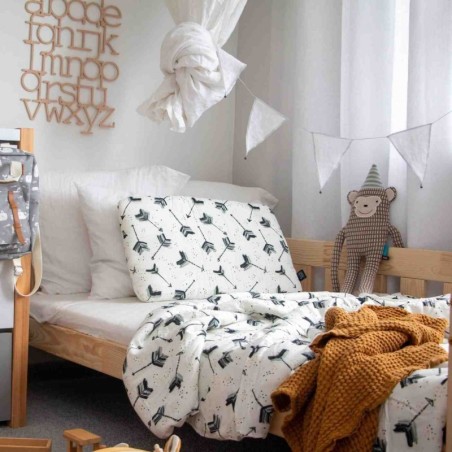 Tekk 110x140 cm + padi 40x60 cm, HEARTBEAT PINK | FreshDesign.ee