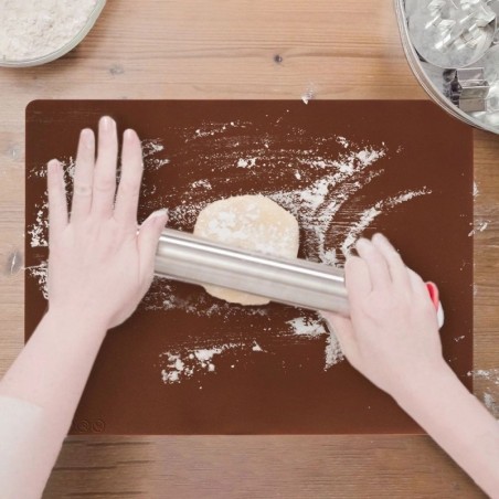 Pruun silikoonist koogilaud SILLINIE 40x30 cm