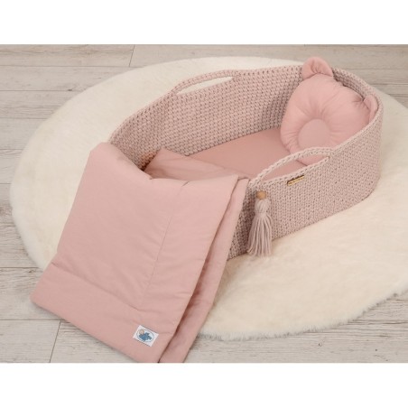 Beebi tekk ja padi, pastell roosa