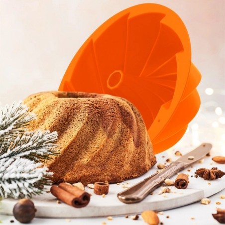 Silikoonist koogivorm lillekorstnaga SILLINIE 23,5 cm