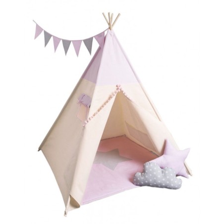 Tipi telk komplekt heleroosa | FreshDesign.ee