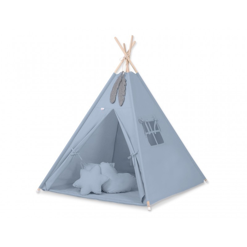 Tipi telk aluse ja patjadega + suled, past... | FreshDesign.ee