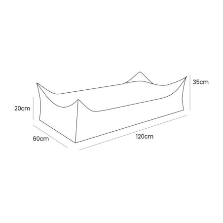 Ristkülik tumba lastele Aesthetic, türkiis | FreshDesign.ee