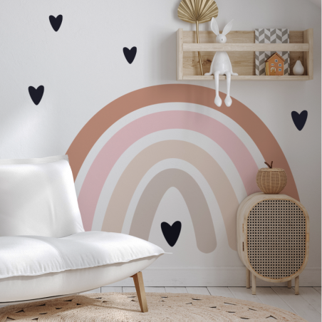 Seinakleebis Vikerkaar südametega | FreshDesign.ee