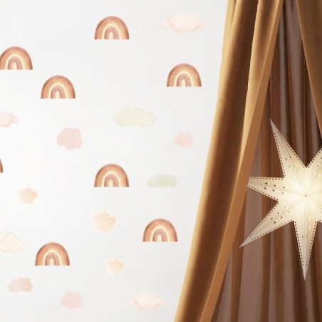 Seinakleebised väike vikerkaar, beež | FreshDesign.ee