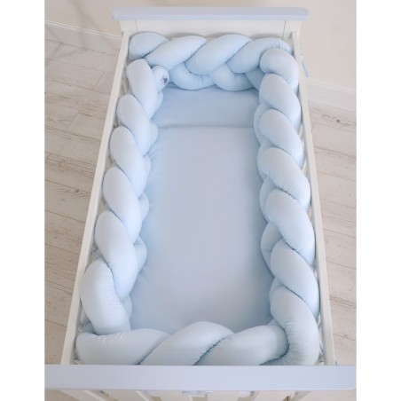 Punutud voodipehmendus XXL 360 cm, sinine | FreshDesign.ee