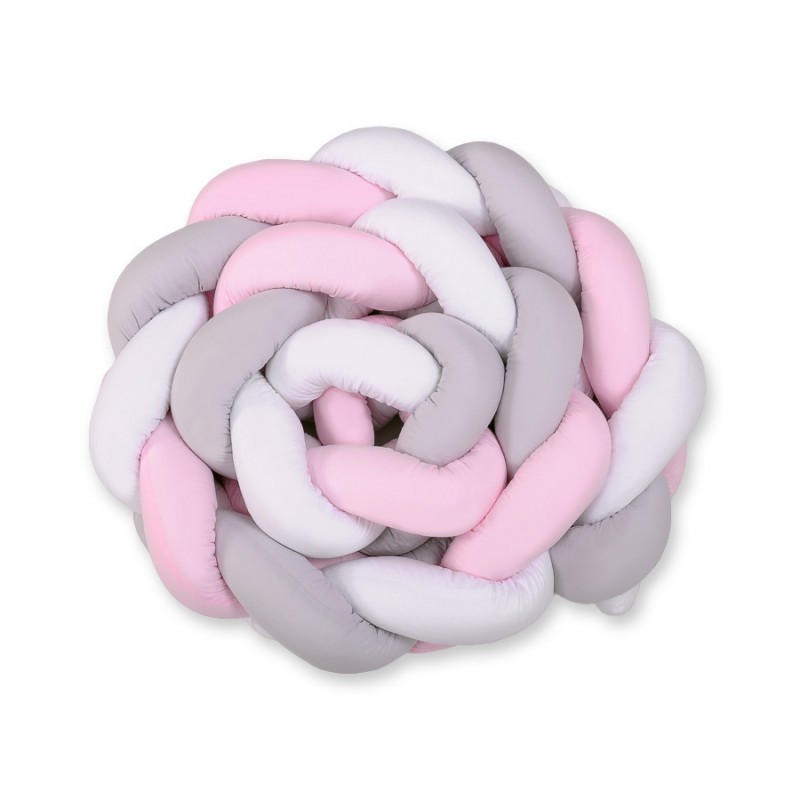 Punutud voodipehmendus XXL 360 cm, roosa/v... | FreshDesign.ee