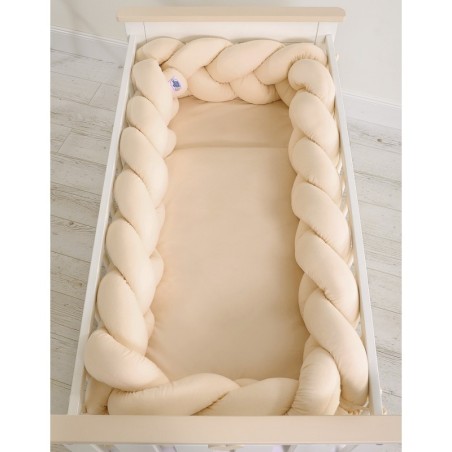 Punutud voodipehmendus XXL 360 cm, beež | FreshDesign.ee