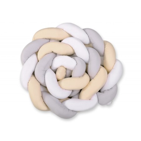 Punutud voodipehmendus XXL 360 cm, valge/h... | FreshDesign.ee