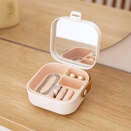 Peegliga ehtekarp 9,5x9,5x4 cm