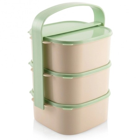 Plastikust lõunasöökla, 3-korruseline, 3x1... | FreshDesign.ee