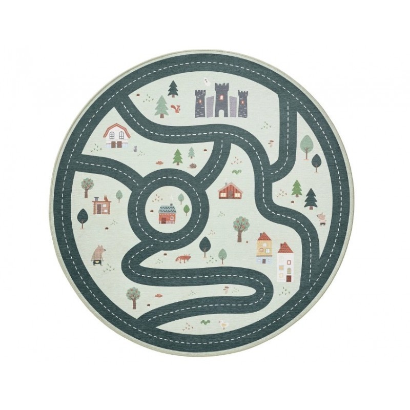 Lastetoa vaip Ø 120CM Linus Green | FreshDesign.ee