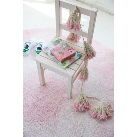 Pestav vaip Tie-Dye Pink Ø150