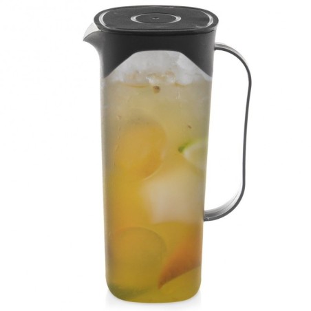 Plastik kann kaanega, must, 1.8 l