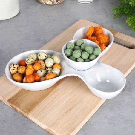 Snäkivaagen, keraamiline, valge, 26x22x6.5 cm