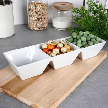 Snäkivaagen valge keraamiline 29.5 cm