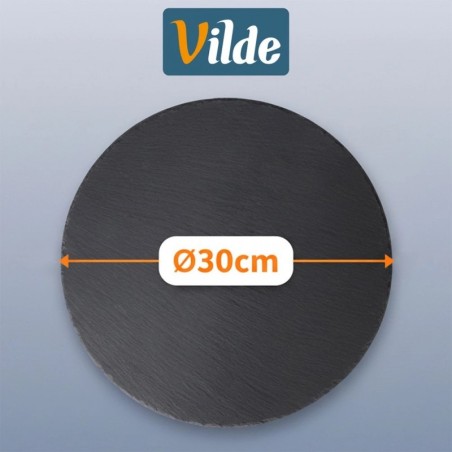 Ümmargune kivikiltkivist serveerimisalus, 30 cm | FreshDesign.ee