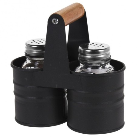 Soola- ja pipratops koos alusega