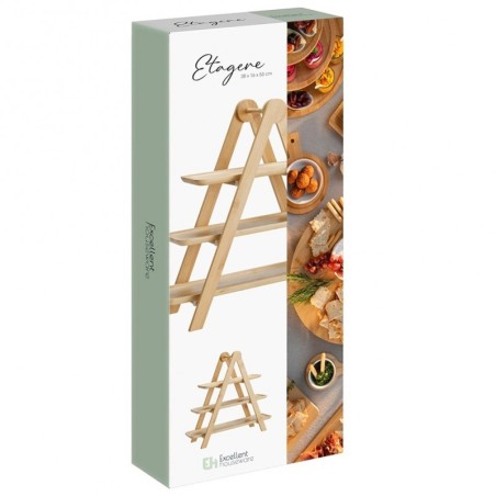 3-korruseline bambusest tordialus 43x13,5x39 cm | FreshDesign.ee