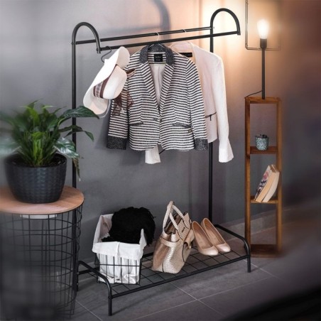 Riidenagi must metall 147 cm