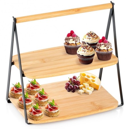 2-korruseline bambusest tordialus, 28x20x27,5 cm | FreshDesign.ee