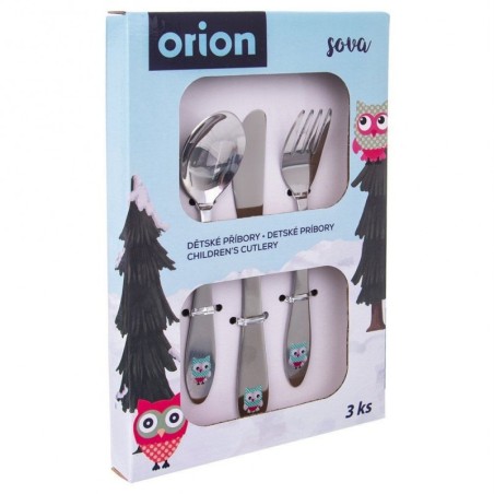 Laste söögiriistade komplekt, öökull | FreshDesign.ee