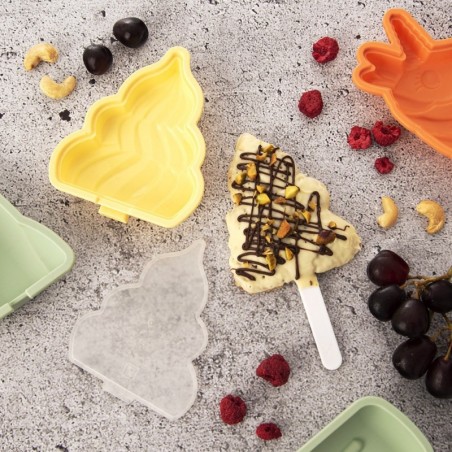 Jäätisevorm silikoon, kollane